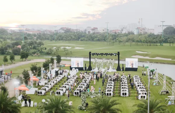 GIỮA ĐỒNG CỎ XANH VÀ ÁNH HOÀNG HÔN: TIỆC CƯỚI TRONG MƠ TẠI HAPPY RANCH TRỊ AN